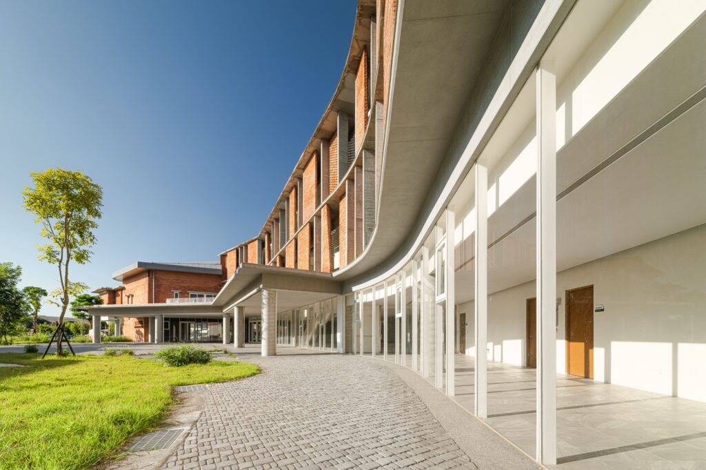 Library Exterior at Mailiao Community Education Park, Taiwan