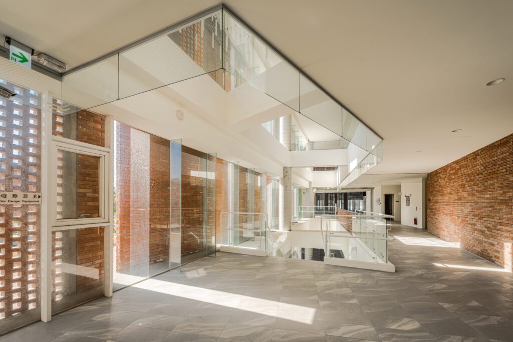 Living Art Center Interior of Mailiao Community Education Park that gets diffused light