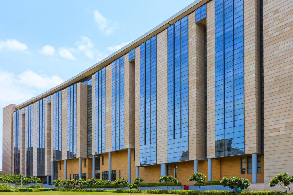 IIIT Delhi Exterior facade by Sikka Associates Architects