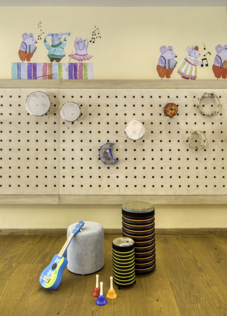 Wall Graphics Design at Toy Blocks Kindergarten School in Ahmedabad