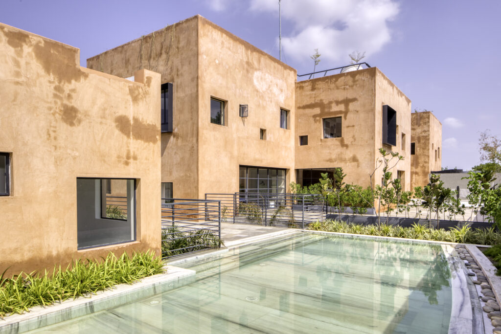 Water features inside Toy Blocks Kindergarten in Ahmedabad