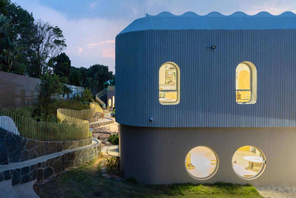 Evening view of Redhill Early Learning centre, South Africa