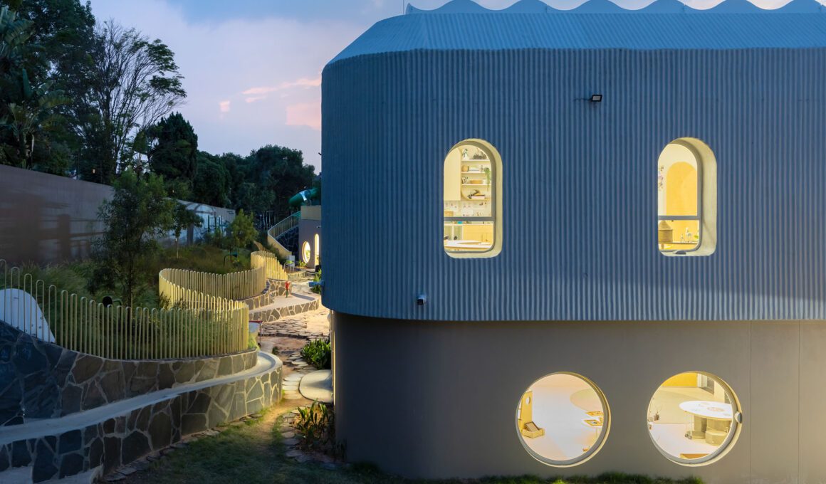 Evening view of Redhill Early Learning centre, South Africa