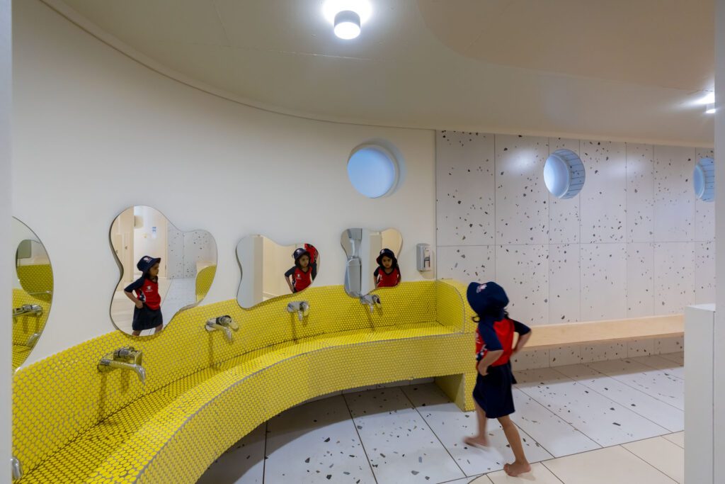 Child scaled washrooms at Redhill Early Learning Centre in South Africa