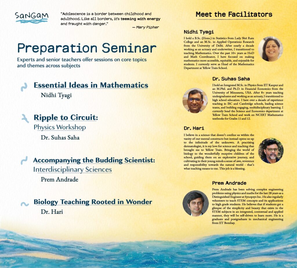 Preparation Seminar Speakers at Sangam High School Conference in Yellow Train School, Coimbatore, featured on GLSN