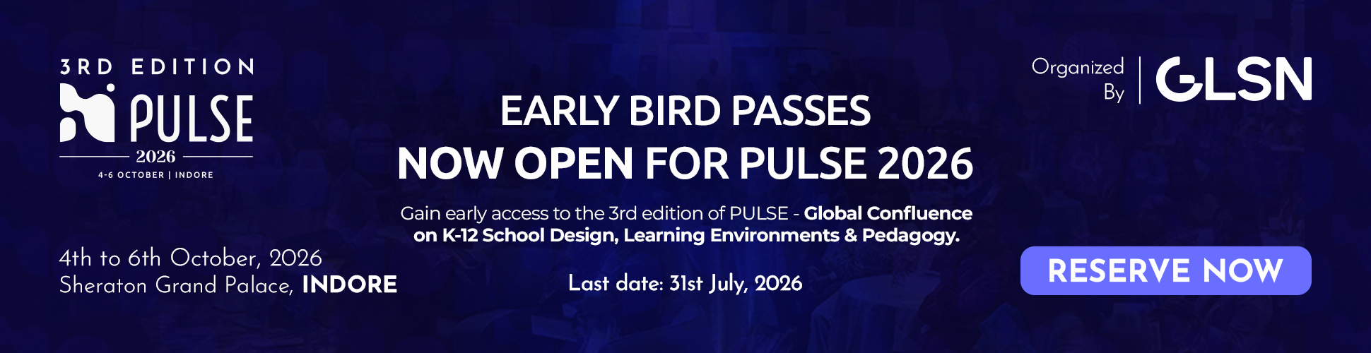 PULSE 2026 Early Bird Passes