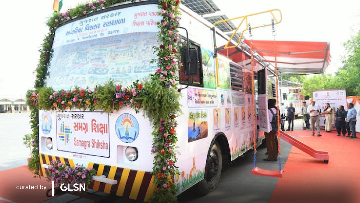 School on wheels: Gujarat converts scrap buses into smart classrooms for salt workers' children